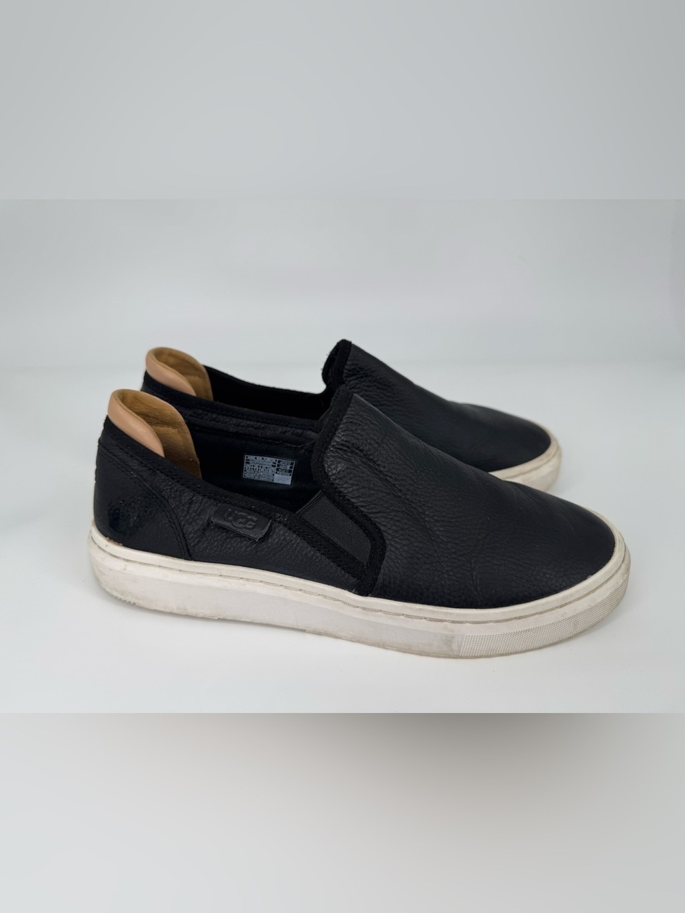UGG Women's Black Slip-On Sneakers Comfort Casual Neutral Capsule Size 9.5